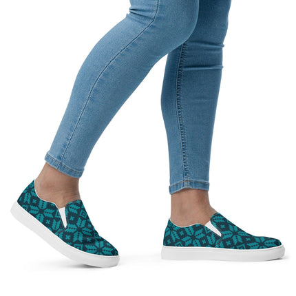 Knitted Women’s slip - on canvas shoes - Trump Tees