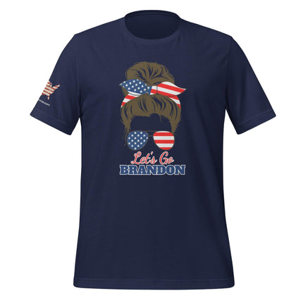 Let's Go Brandon Brunette T-Shirt - Trump Tees