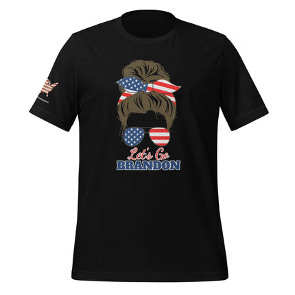 Let's Go Brandon Brunette T-Shirt - Trump Tees