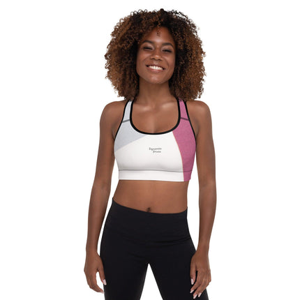 Lipstick Padded Sports Bra - Trump Tees