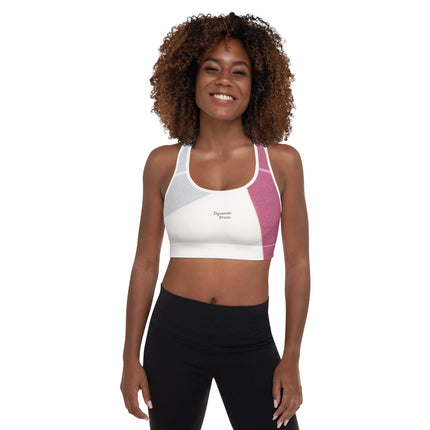 Lipstick Padded Sports Bra - Trump Tees