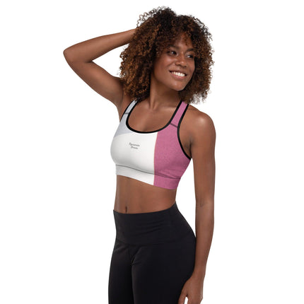 Lipstick Padded Sports Bra - Trump Tees