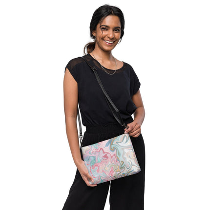 Marbled Pink Crossbody Bag - Trump Tees