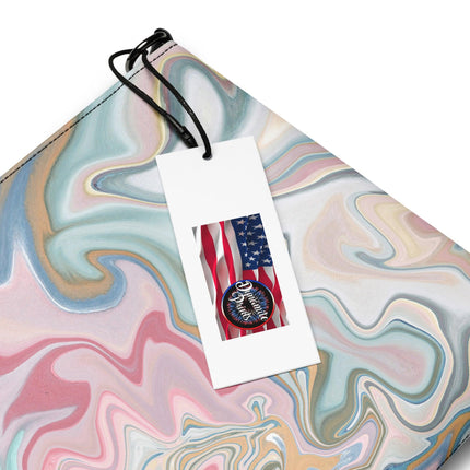 Marbled Pink Crossbody Bag - Trump Tees