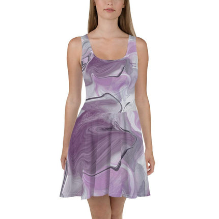 Marbled Purple Dress - Trump Tees