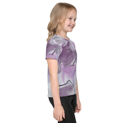 Marbled Purple Kids Shirt - Trump Tees