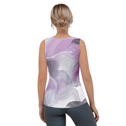 Marbled Purple Tank Top - Trump Tees