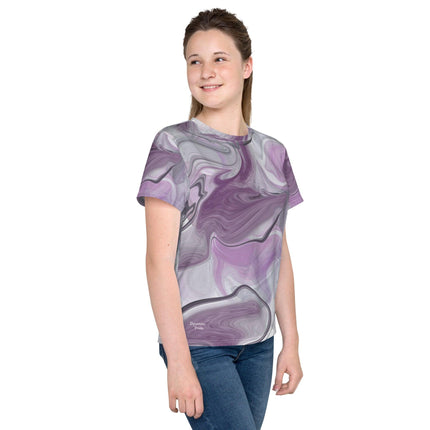 Marbled Purple Youth Shirt - Trump Tees