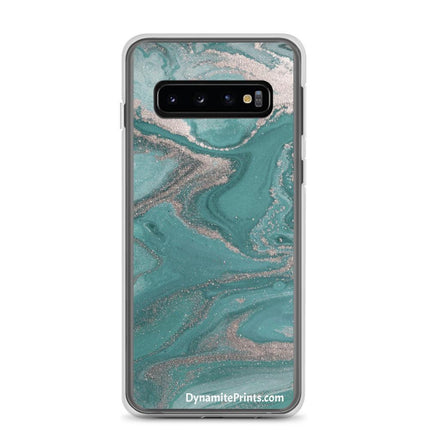 Marbled Teal Clear Case for Samsung® - Trump Tees