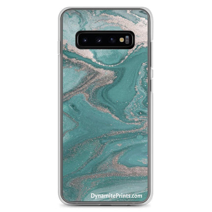 Marbled Teal Clear Case for Samsung® - Trump Tees