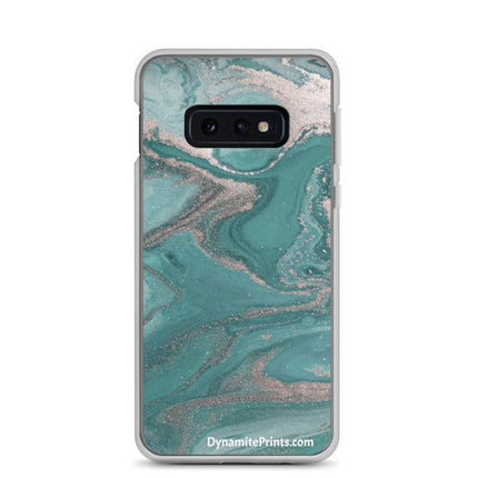 Marbled Teal Clear Case for Samsung® - Trump Tees