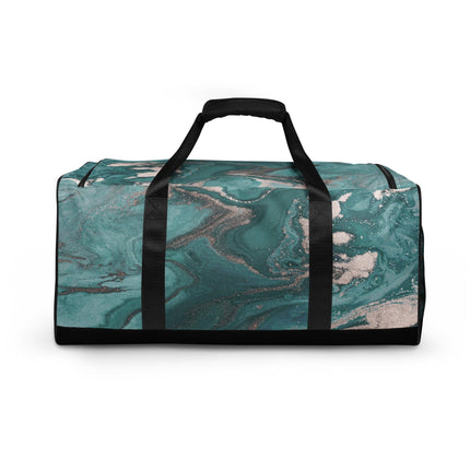 Marbled Teal Duffle bag - Trump Tees