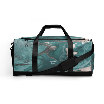 Marbled Teal Duffle bag - Trump Tees