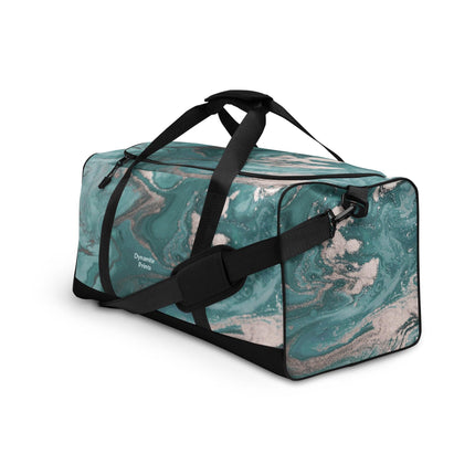 Marbled Teal Duffle bag - Trump Tees