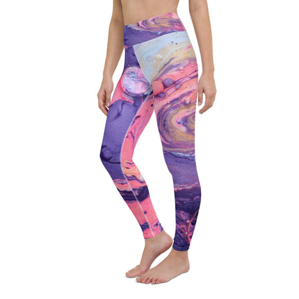 Marbled Women's Yoga Leggings - Trump Tees