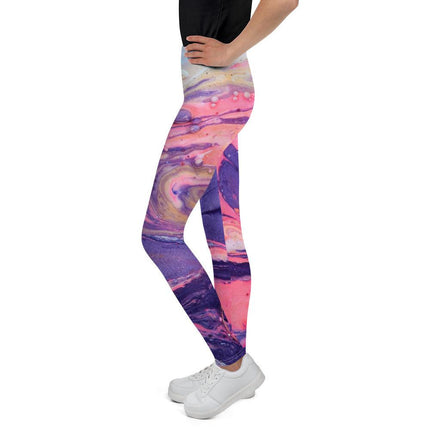 Marbled Youth Leggings - Trump Tees