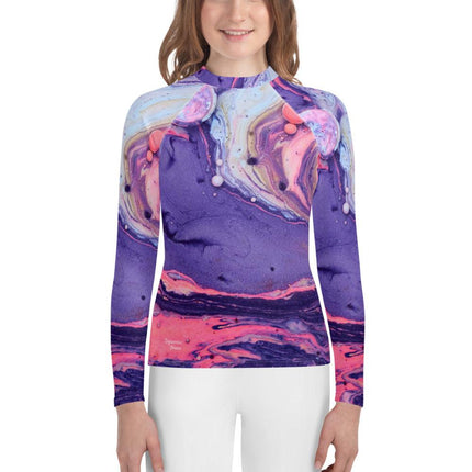 Marbled Youth Rash Guard - Trump Tees