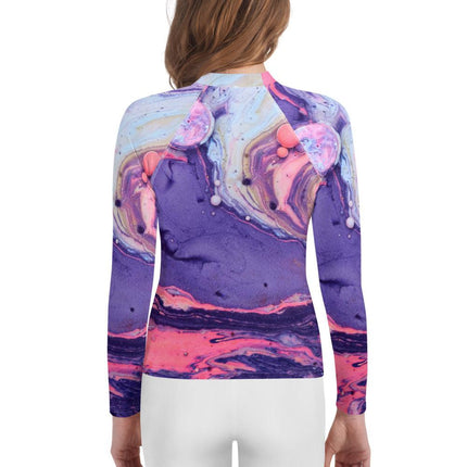 Marbled Youth Rash Guard - Trump Tees