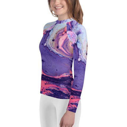 Marbled Youth Rash Guard - Trump Tees