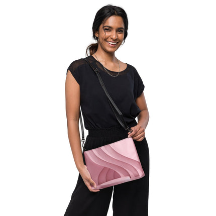 Mauve Ribbon Crossbody Bag - Trump Tees