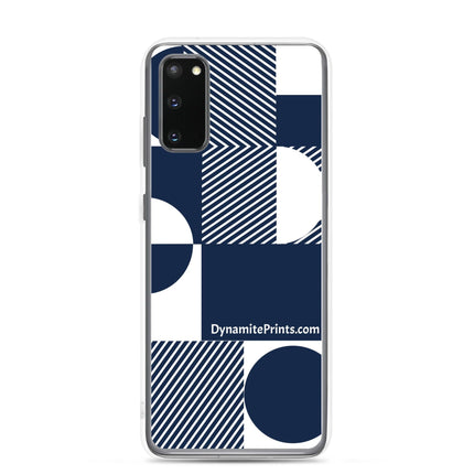 Navy Geometric Clear Case for Samsung® - Trump Tees