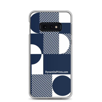 Navy Geometric Clear Case for Samsung® - Trump Tees