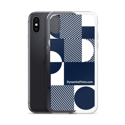 Navy Geometric iPhone® Case - Trump Tees