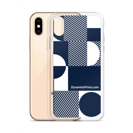 Navy Geometric iPhone® Case - Trump Tees