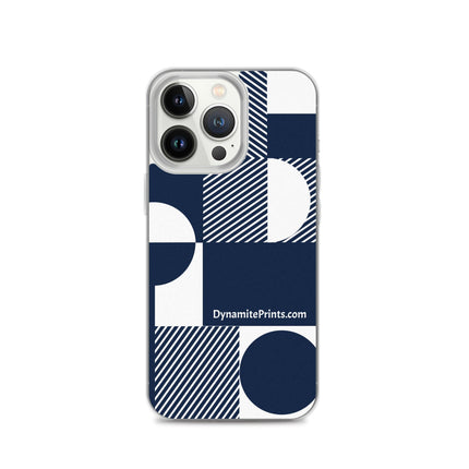 Navy Geometric iPhone® Case - Trump Tees