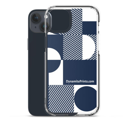 Navy Geometric iPhone® Case - Trump Tees