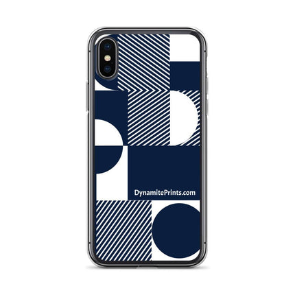 Navy Geometric iPhone® Case - Trump Tees