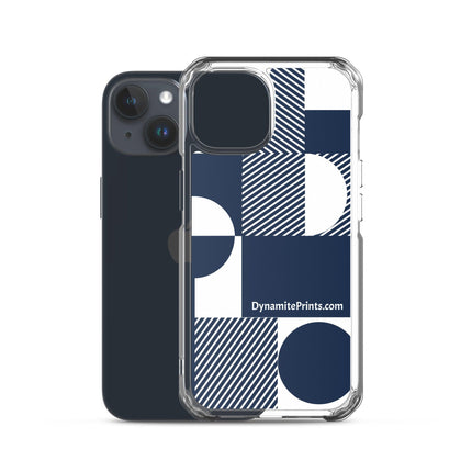 Navy Geometric iPhone® Case - Trump Tees