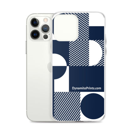 Navy Geometric iPhone® Case - Trump Tees