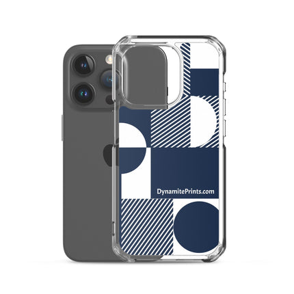 Navy Geometric iPhone® Case - Trump Tees