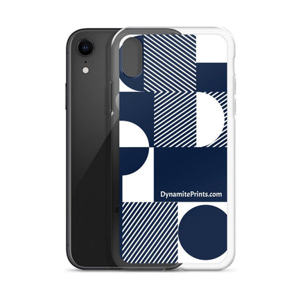 Navy Geometric iPhone® Case - Trump Tees