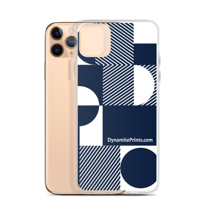 Navy Geometric iPhone® Case - Trump Tees