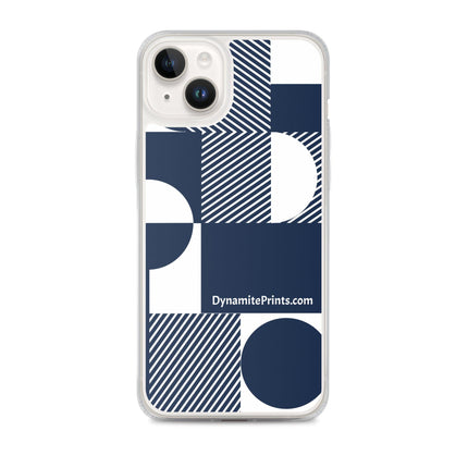 Navy Geometric iPhone® Case - Trump Tees