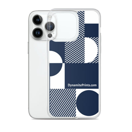 Navy Geometric iPhone® Case - Trump Tees