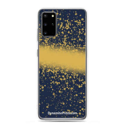 Navy & Gold Splatter Clear Case for Samsung® - Trump Tees