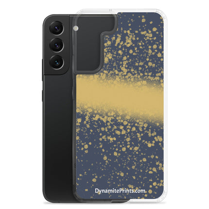 Navy & Gold Splatter Clear Case for Samsung® - Trump Tees