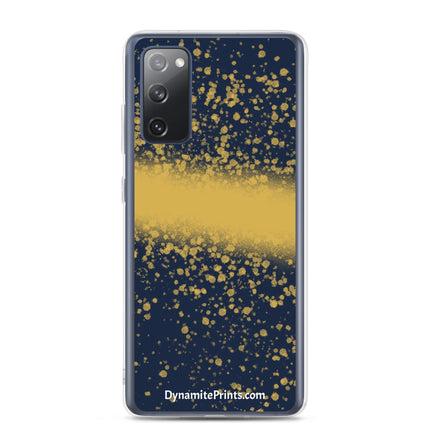 Navy & Gold Splatter Clear Case for Samsung® - Trump Tees