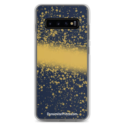 Navy & Gold Splatter Clear Case for Samsung® - Trump Tees