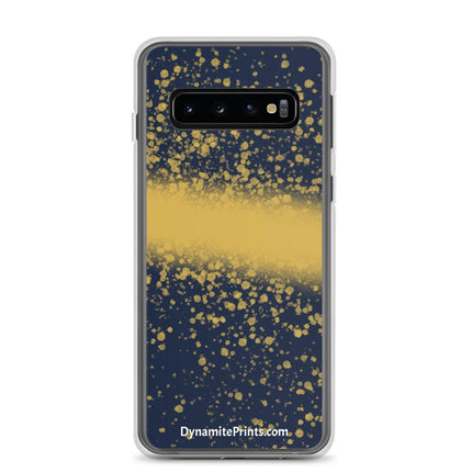 Navy & Gold Splatter Clear Case for Samsung® - Trump Tees