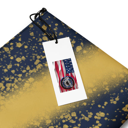 Navy & Gold Splatter Crossbody Bag - Trump Tees