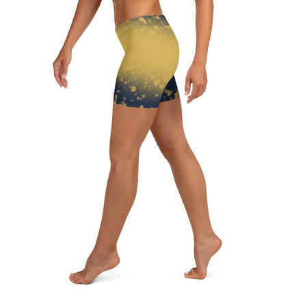 Navy & Gold Splatter Women's Shorts - Trump Tees