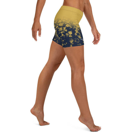 Navy & Gold Splatter Women's Shorts - Trump Tees