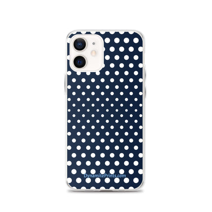 Navy & White Dots iPhone® Case - Trump Tees