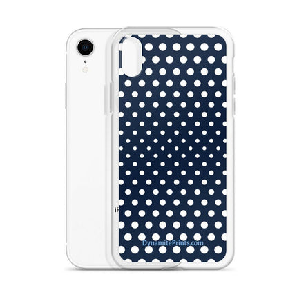 Navy & White Dots iPhone® Case - Trump Tees