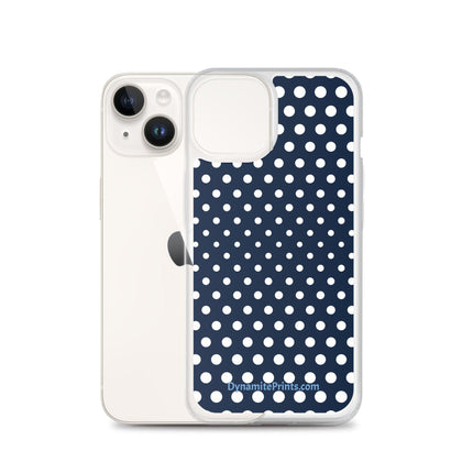 Navy & White Dots iPhone® Case - Trump Tees