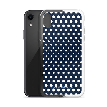 Navy & White Dots iPhone® Case - Trump Tees